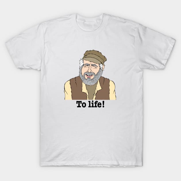 FIDDLER ON THE ROOF FAN ART T-Shirt by cartoonistguy